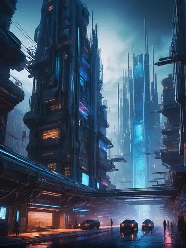 arcology,cybercity,futuristic landscape,cybertown,cyberport,coldharbour,coruscant,cyberworld,metropolis,scifi,cosmodrome,cyberia,arktika,kaidan,neuromancer,homeworlds,futuristic architecture,homeworld,undercity,refineria,Illustration,Japanese style,Japanese Style 20