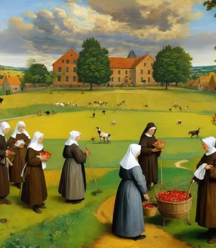 nuns,postulants,ursulines,trappists,monjas,rogation