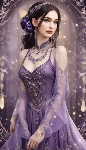 liliana,arwen,violetta,pale purple,victorian lady,violaceous,purple lilac,la violetta,fairy tale character,veil purple,fairy queen,noblewoman,violette,purple rose,white rose snow queen,gothel,victoriana,surana,delenn,miss circassian