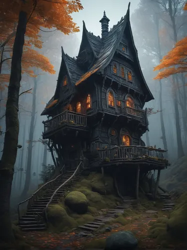 witch's house,house in the forest,witch house,the haunted house,wooden house,haunted house,lonely house,little house,tree house,ancient house,house in mountains,house in the mountains,treehouse,halloween scene,creepy house,small house,crispy house,fairy house,cottage,the cabin in the mountains,Photography,Documentary Photography,Documentary Photography 16