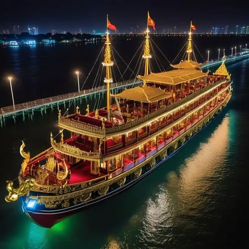 gasparilla,passenger ship,sea fantasy,asiatique,paddlewheeler,fireship,westerdam,dubai creek,sarawak,cruiseliner,dhow,huahong,azamara,yangling,hanjiang,schoolship,training ship,shanghai disney,pirate ship,sindbad,Photography,General,Realistic