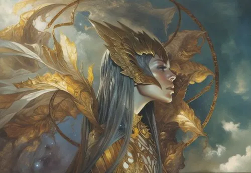 amano,xufeng,prospera,fantasy portrait,velika,zauriel,Illustration,Realistic Fantasy,Realistic Fantasy 03