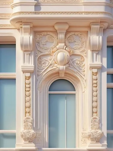 architectural detail,pediments,spandrel,details architecture,corinthian order,mouldings,pilasters,gold stucco frame,pedimented,ornamentation,facade painting,fenestration,french windows,cornice,entablature,window frames,cornices,neoclassical,exterior decoration,facade panels,Illustration,Japanese style,Japanese Style 01