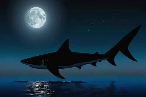 requiem shark,great white shark,shark,bronze hammerhead shark,bull shark,tiger shark,jaws,atlantic bluefin tuna,orca,sand tiger shark,vector illustration,pacific sturgeon,sharks,vector image,hammerhead,moon and star background,halloween background,constellation swordfish,big-game fishing,sea night,Conceptual Art,Daily,Daily 07