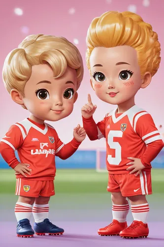 mini rugby,women's football,kewpie dolls,children's soccer,touch football (american),ladies' gaelic football,little boy and girl,chibi children,canadian football,pinkladies,football player,footballers,chibi kids,soccer player,baby icons,touch football,sports collectible,rugby league sevens,toddlers,doll figures,Illustration,Japanese style,Japanese Style 01