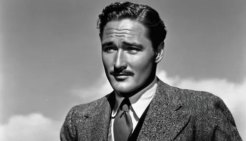 Errol Flynn (1909-1959) Tasmanian-American actor. He was known for his romantic swashbuckler roles in Hollywood films.,stan laurel,dali,hemmingway,george paris,el salvador dali,clyde puffer,walt,pompa