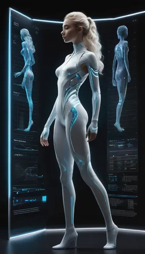 biomechanically,sprint woman,female runner,cyberspace,wearables,humanoid,biomechanical,andromeda,futuristic,cybernetics,biometrics,3d figure,virtual identity,space-suit,augmented,human body anatomy,3d man,digital compositing,sci fi,fractal design,Conceptual Art,Fantasy,Fantasy 11