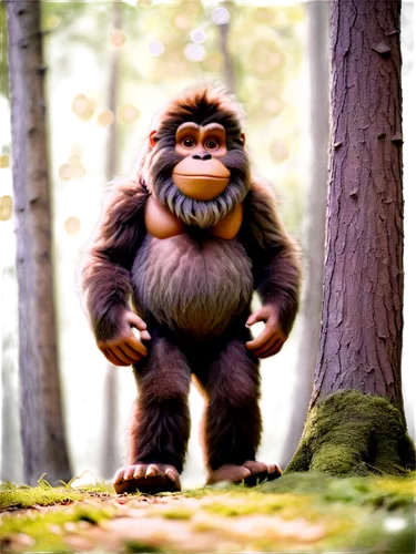 bigfoot,gimlin,sasquatch,ape,gorilla,rilla,gigantopithecus,forest man,apeman,simian,orangutan,gruffalo,koggala,prosimian,monkeying,virunga,hominick,orang utan,utan,the monkey,Art,Classical Oil Painting,Classical Oil Painting 21