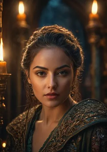 woman,the tudor girl in a dress holding a candle,arya,demelza,cersei,daenerys,mastani,ertugrul,Photography,General,Fantasy