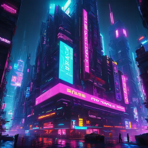 cyberpunk,shinjuku,colorful city,metropolis,tokyo city,tokyo,fantasy city,vapor,cityscape,futuristic,neon,taipei,neon arrows,city corner,shibuya,kowloon,futuristic landscape,dystopian,urban,shanghai,Conceptual Art,Sci-Fi,Sci-Fi 26