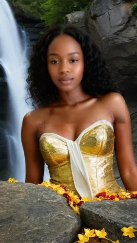 oshun,tiana,letoya,ikpe,azania,celtic woman,Small Objects,Outdoor,Waterfall