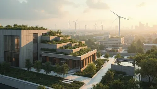 greentech,cleantech,wind park,thyssenkrupp,autostadt wolfsburg,ecotech,industrial landscape,energy transition,europan,3d rendering,powerplant,renewable enegy,voestalpine,windschuttle,ecovillages,wolfsburg,ecological sustainable development,unitech,biopower,passivhaus,Photography,General,Realistic