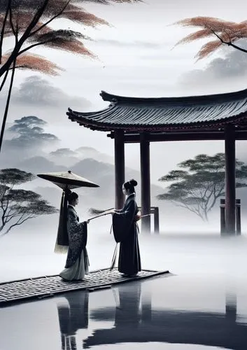 hanfu,goryeo,heian,wudang,guqin,korean culture,daoists,wuxia,geishas,daoism,shamisen,hansung,gisaeng,tea ceremony,kyudo,chuseok,dongbuyeo,joseon,qingming,wulin,Illustration,Realistic Fantasy,Realistic Fantasy 08