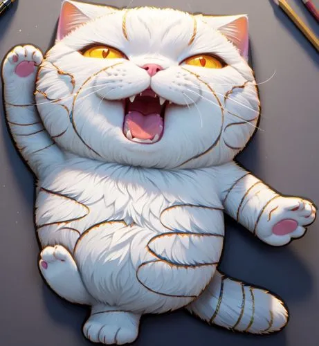 a cat ,kihon,white cat,scottish fold,fat cat,fluffernutter,cartoon cat,white tiger,miqdad,drawing cat,korin,jiwan,mmogs,cat vector,krita,ognyan,catclaw,catto,miqati,doodle cat,rengo,Anime,Anime,Genera