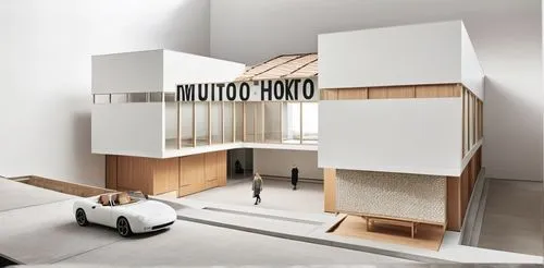 an image of a building with white walls,moneo,cubic house,unimodular,kurimoto,model house,modern room,Photography,General,Realistic