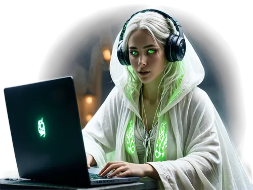 alienware,razer,girl at the computer,cybertrader,cyberathlete,kazaa,vidya,hijaber,dota,tiberium,cybercriminals,hiko,anonymous hacker,cyberangels,yapor,arabtec,hacker,cybersurfing,wireless headset,night administrator,Illustration,Black and White,Black and White 03