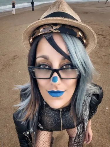 beach toy,head stuck in the sand,beach background,streampunk,winterblueher,mini e,mime artist,whitby goth weekend,scandia gnome,realdoll,fish eye,eye glass accessory,ammo,beach walk,silphie,fedora,lima,mini,artist doll,sand fox,Photography,Realistic