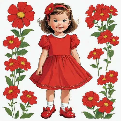 poppy red,red ranunculus,red flowers,ranunculus red,red carnations,flowers png,red flower,red dahlia,red roses,mini carnation,carnation coloring,rose flower illustration,red poppies,red tablecloth,coquelicot,red blooms,red tunic,red poppy,girl in flowers,retro 1950's clip art,Illustration,Children,Children 02