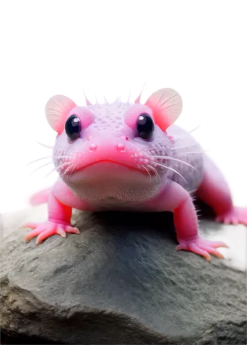 axolotl, cute, Mexican salamander, underwater creature, pink feathery gills, brownish-gray skin, big eyes, smiling face, sitting on a rock, 45-degree angle, close-up shot, soft focus, warm lighting, s