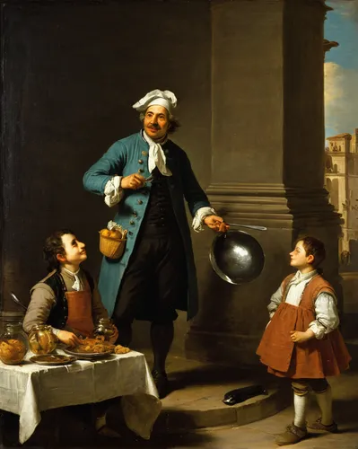 woman holding pie,cholent,cookery,winemaker,portuguese galley,vendor,peddler,colomba di pasqua,dutch oven,sicilian cuisine,bougereau,itinerant musician,waiter,partiture,gastronomy,woman eating apple,cuisine classique,to collect chestnuts,fishmonger,advertising figure,Art,Classical Oil Painting,Classical Oil Painting 35