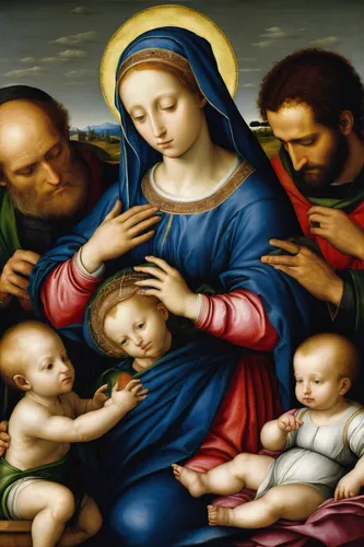 holy family,raffaello da montelupo,nativity of christ,nativity of jesus,birth of christ,christ child,jesus in the arms of mary,birth of jesus,the prophet mary,to our lady,pietà,fourth advent,nativity,mary 1,the mother and children,benediction of god the father,church painting,baby jesus,andrea del verrocchio,christ feast,Illustration,Abstract Fantasy,Abstract Fantasy 22