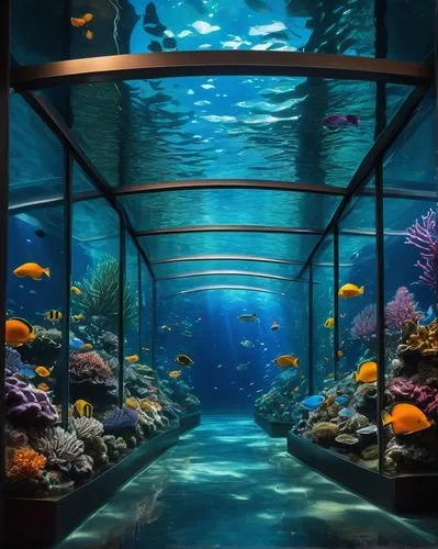 aquarium,marine tank,aquariums,underwater background,oceanarium,underwater playground,seaquarium,underwater landscape,underwater world,ocean underwater,underwater oasis,reef tank,coral reef,acquarium,sea life underwater,fish tank,under the sea,aquarium inhabitants,aquarium fish,aquarist,Illustration,Realistic Fantasy,Realistic Fantasy 12