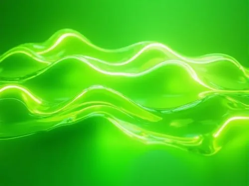 Lime green, bright citrus color, vibrant, energetic, refreshing, youthful, playful, tropical, summer vibe, abstract shapes, swirling patterns, neon lights, glowing accents, futuristic ambiance, high-t