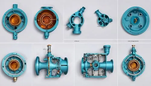 CFD Analysis of 3d model of a mechanical poppet steam valve showing the cross section and the cfd analysis of the steam flow,valves,automotive engine part,car-parts,wheel hub,steampunk gears,univalve,