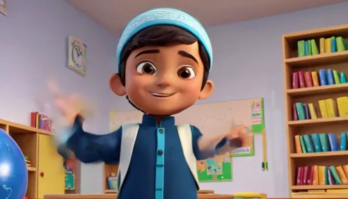 cute cartoon character,animated cartoon,cartoon doctor,cute cartoon image,character animation,pakistani boy,boast,animator,animation,clay animation,kabir,kid hero,pediatrics,blur office background,mig