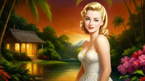 connie stevens - female,the blonde in the river,marylyn monroe - female,amazonica,marylin monroe,cuba background,hawaiiana,background ivy,marilyn monroe,marilynne,tropico,art deco background,mamie van doren,gwtw,maureen o'hara - female,valentine day's pin up,honeymoon,southern belle,gardenia,digital background