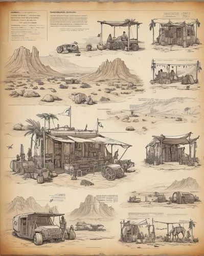 wastelands,deadlands,barsoom,syberia,goldfield,oilfields,stagecoaches,resettlers,settlements,wild west hotel,landships,humphreville,encampments,bedouins,cosmodrome,bunkhouses,battletech,dustbowl,varsavsky,post-apocalyptic landscape,Unique,Design,Blueprint