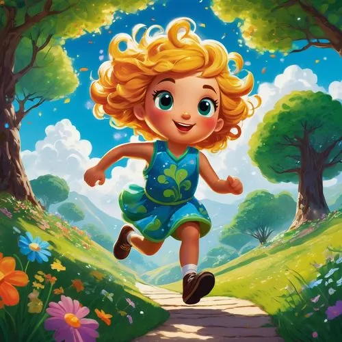 little girl running,merida,little girl in wind,children's background,little girl fairy,kids illustration,fae,fundora,soffiantini,rosa ' the fairy,rosa 'the fairy,girl picking flowers,game illustration,storybook character,pippi,flying girl,little girl twirling,tinkerbell,fairie,female runner,Illustration,American Style,American Style 09