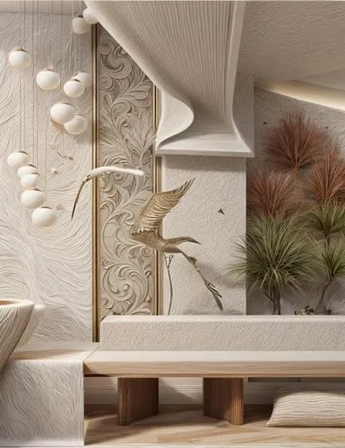 patterned wood decoration,wall plaster,contemporary decor,interior decoration,corian,wallcovering,wallcoverings,interior decor,modern decor,interior modern design,wall panel,ceramiche,stucco wall,wall decoration,stucco ceiling,fromental,plasterwork,gournay,search interior solutions,interior design