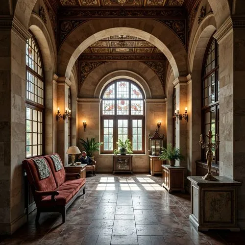 foyer,lobby,entrance hall,orangery,cochere,hotel lobby,hallway,entryway,amanresorts,philbrook,enfilade,loggia,anteroom,greystone,biltmore,reading room,apthorp,foyers,atriums,kykuit