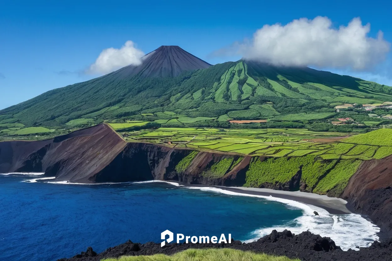 Write a thrilling adventure story set on the volcanic island of Faial.,the azores,azores,acores,canary islands,ascension island,volcanic landscape,aeolian islands,the volcanic cone,napali,tenerife,reu