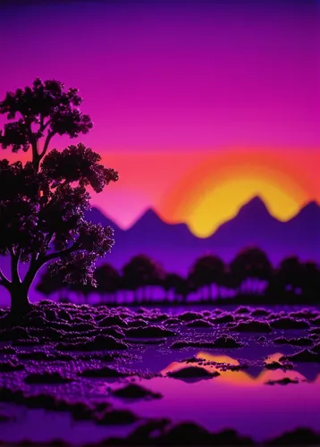 purple landscape,purple wallpaper,purpleabstract,landscape background,jacaranda,dusk background,3d background,virtual landscape,purple background,jacaranda trees,desert landscape,cartoon video game background,colorful background,background colorful,violet colour,desert desert landscape,nature landscape,art background,an island far away landscape,splendid colors,Unique,3D,Toy