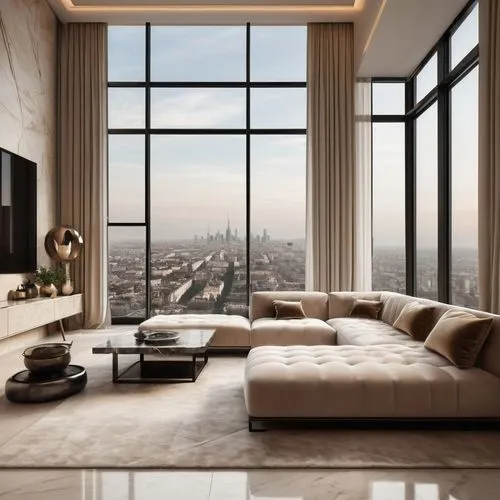 penthouses,livingroom,living room,modern living room,apartment lounge,minotti,luxury home interior,modern room,modern decor,sky apartment,interior modern design,contemporary decor,great room,sitting room,damac,appartement,high rise,family room,home interior,modern minimalist lounge,Illustration,Realistic Fantasy,Realistic Fantasy 17