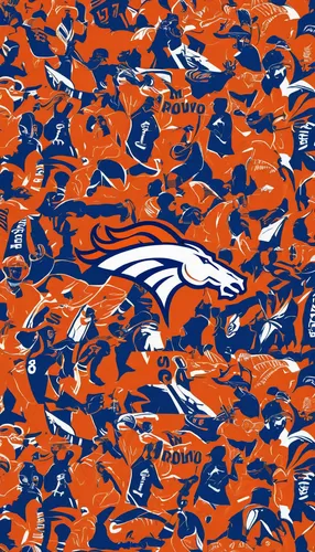 Bring the energy of game day to your screen with a thrilling Denver Broncos wallpaper showcasing cheering fans in the stands.,paisley digital background,seamless pattern,bandana background,dolphin bac