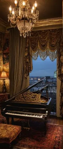 grand piano,the piano,pianoforte,steinway,fortepiano,piano,boesendorfer,victorian room,steinways,bosendorfer,piano bar,concerto for piano,great room,play piano,pianist,parlor,harpsichord,ornate room,disklavier,pianola,Art,Classical Oil Painting,Classical Oil Painting 30