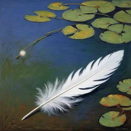 feather on water,white feather,swan feather,dove of peace,bird feather,angel wing,bird painting,white swan,chicken feather,hawk feather,constellation swan,white dove,feather,black feather,bird wing,swan lake,white heron,angel wings,white bird,plume,Art,Artistic Painting,Artistic Painting 04