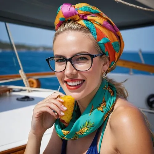 yachtswoman,girl on the boat,on a yacht,bandana,azzurra,bandannas,capri,sarikaya,stefania,foulard,gitana,kanaeva,headscarves,headscarf,nautical colors,pineapple boat,marzia,nautical star,silja,patrizia,Conceptual Art,Fantasy,Fantasy 04