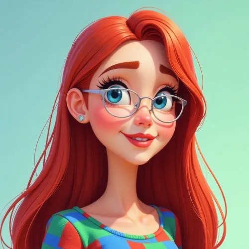 cute cartoon character,marzia,vector girl,princess anna,lois,ariel