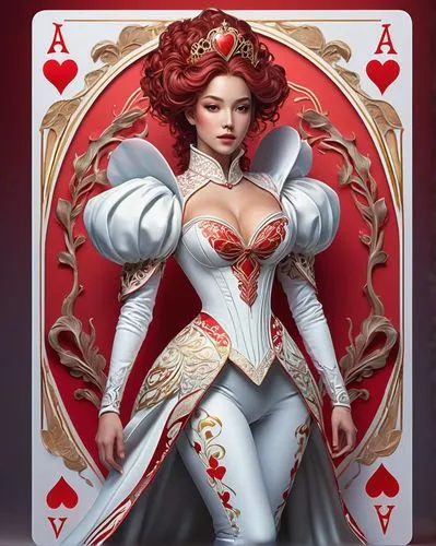 queen of hearts,playing card,suit of spades,deck of cards,royal flush,playing cards,card deck,rose white and red,noblewoman,solitaire,huiraatira,triss,white and red,white rose snow queen,countess,melisandre,spades,celtic queen,lohse,magician,Illustration,Retro,Retro 08