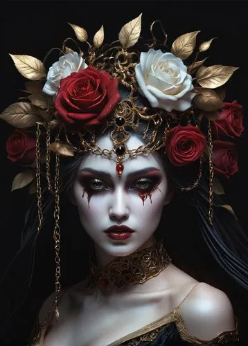 amidala,venetian mask,viveros,masquerade,oriental princess,baoshun,Illustration,Realistic Fantasy,Realistic Fantasy 07