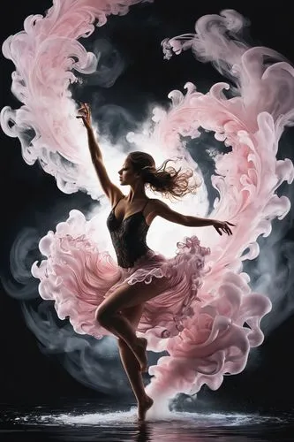 smoke dancer,dancer,ballet dancer,ballerina girl,silhouette dancer,dance silhouette,dance,twirling,dance with canvases,pointes,ballet,girl ballet,dancing flames,little girl twirling,pirouette,ballet tutu,twirls,danseuse,twirl,little girl ballet,Illustration,Realistic Fantasy,Realistic Fantasy 39