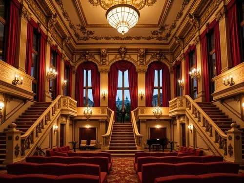 concertgebouw,music hall,concert hall,entrance hall,royal interior,hallway,nationaltheatret,theatre stage,ballroom,staircase,theatre,staircases,foyer,theater stage,orpheum,parlor,proscenium,theater,empty hall,dupage opera theatre