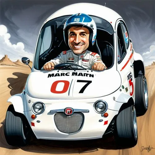 carlos sainz,dakar rally,alan prost,rally raid,ayrton senna,automobile racer,race car driver,piaggio ciao,race driver,tata nano,sergio perez,caricature,world rally championship,piaggio,renault 5 alpine,marroc joins juncadella at,renault 4,1000miglia,desert racing,abdel rahman,Illustration,Abstract Fantasy,Abstract Fantasy 23