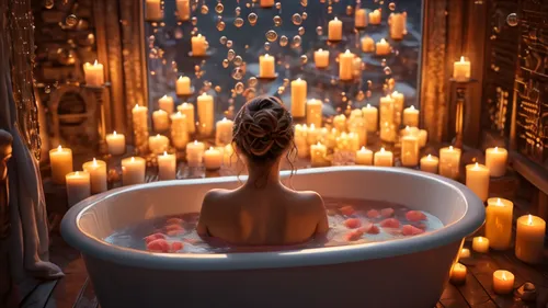 the girl in the bathtub,bathtub,bathtub accessory,luxury bathroom,candlelights,bath,bath accessories,bath oil,tub,tea-lights,bath with milk,burning candles,baths,tea lights,candle light,candlelight,candles,beauty room,spa,tealights,Photography,General,Sci-Fi