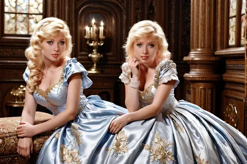 princesses,cinderella,joint dolls,eva saint marie-hollywood,connie stevens - female,crinoline,brigitte bardot,doris day,annemone,hoopskirt,fairytale characters,debutante,quinceanera dresses,miss circassian,color image,porcelain dolls,singer and actress,beauty icons,vintage fairies,the victorian era