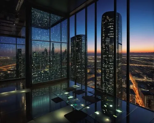 sky city tower view,glass wall,skyscapers,skyscrapers,skydeck,skyloft,glass building,vdara,high rise,sky apartment,skyscraper,glass facades,above the city,chicago skyline,penthouses,cityscape,the observation deck,cityview,the skyscraper,pc tower,Illustration,Realistic Fantasy,Realistic Fantasy 22